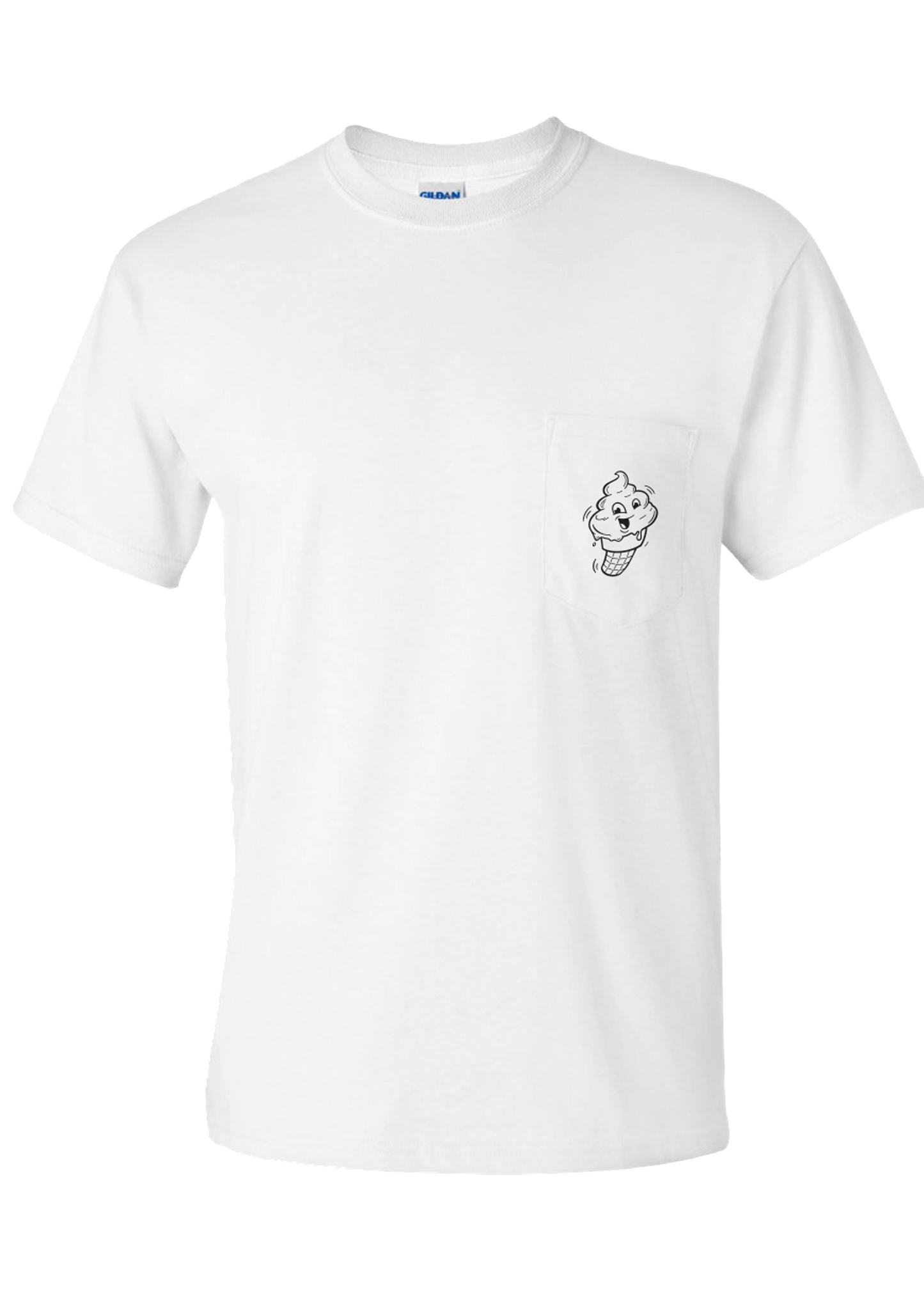 White Cone Pocket Tee